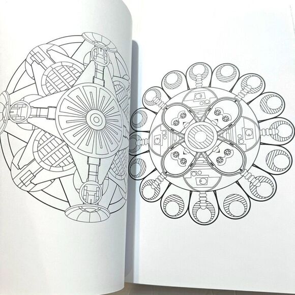 New Star Wars 100 Images to Inspire Creativity & Relaxation Art Therapy Hardback - Picture 5 of 11